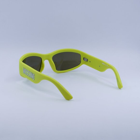 🕶️ New Moschino MOS164/S 04AN QT Sunglasses - Lime Frame, Green Lenses - Picture 9 of 11